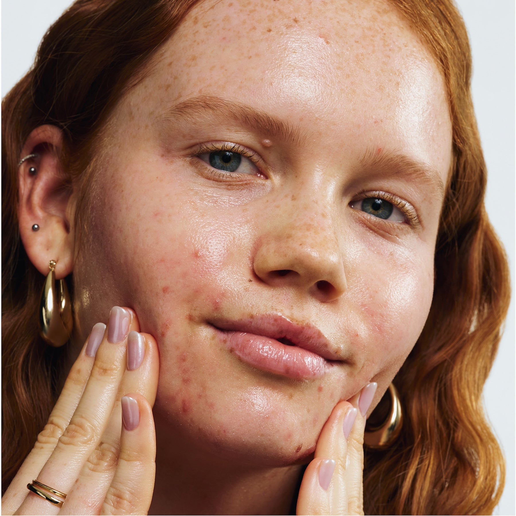 Dew More Reale Actives Close up shot of a girl